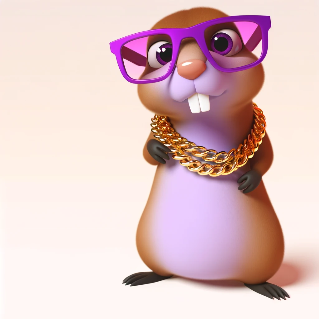 "My purple glasses symbolize our innovative spirit and creative solutions in technology. We're not just following the digital evolution; we're leading it. Our breakthrough innovations are set to disrupt the industry, offering investors a unique opportunity to be part of a future where technology defines success.”